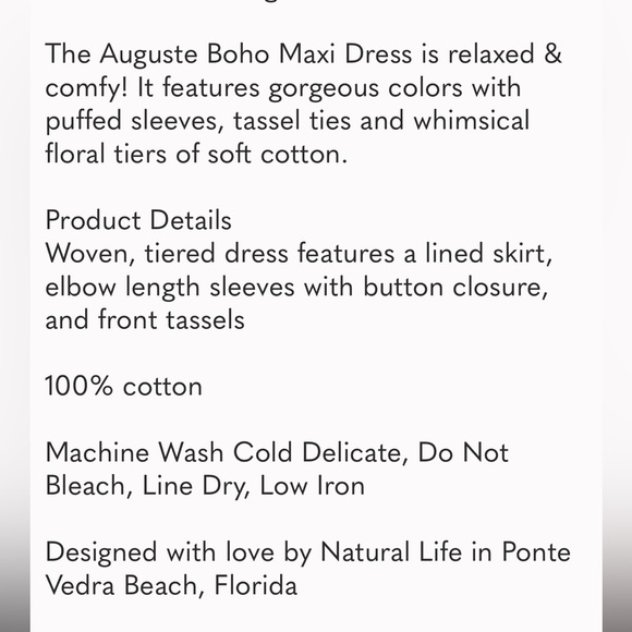 Natural Life maxi boho dress - Picture 5 of 6